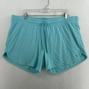 Colossuem Shorts Women's Sz 2XL Teal Blue Athletic Fit Running Gym Activewear